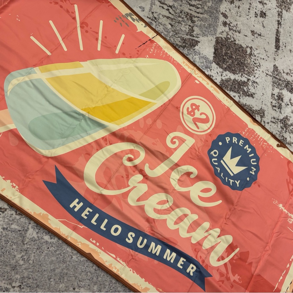 Ice Cream Design Beach Towel - Picture 3 of 7
